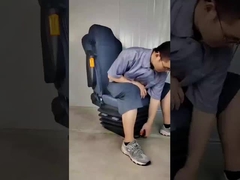 Sillones para camiones con suspensión aerodinámica personalizable Sillón de conductor de cuero