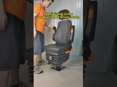 Asiento del conductor del camión hombre M801 Asiento de suspensión mecánica PU de cuero personalizado