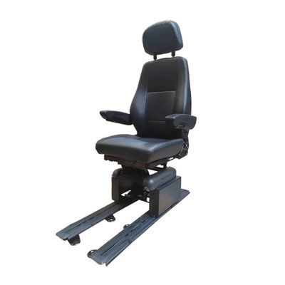 Sillones de paseo aéreo negros S802 Sillón de barco de cuero con suspensión aérea