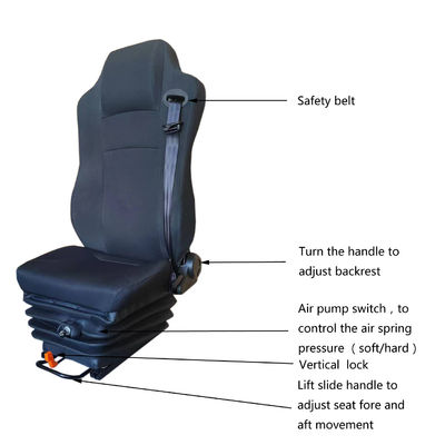 comprar Asiento de suspensión aerodinámica para autobuses urbanos universales Asiento mecánico para automóviles online manufacture