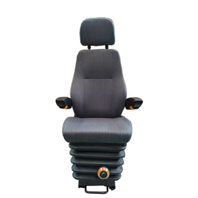 comprar Asiento giratorio del conductor del tren de polipropileno negro con suspensión mecánica y riel deslizante online manufacture