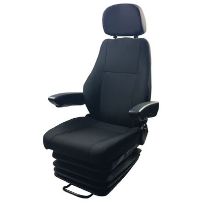 Silla de los equipos de minas estáticos de tejido negro ajustable Silla de los descargadores de buques