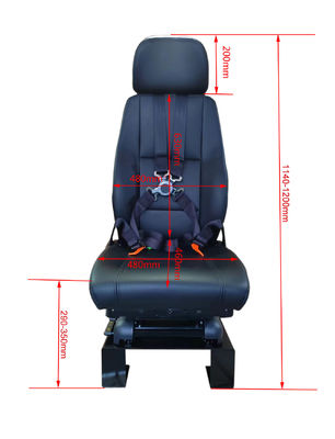 Silla estática S802 Silla de vehículos mecánicos de ingeniería Silla de grúa