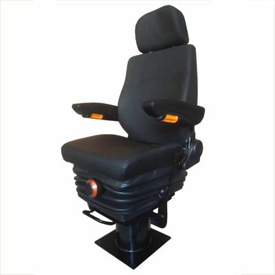 Rotación de 360 grados y delante 105 mm ajuste horizontal Silla de auto con suspensión mecánica M801-16 para conductores de camiones pesados