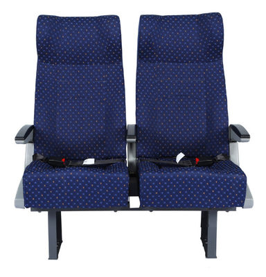 Asientos de pasajeros de tren azul oscuro Asientos de pasajeros de tren ferroviario