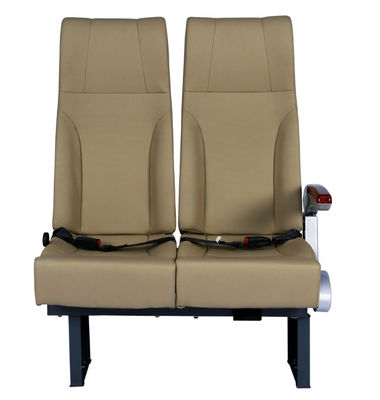 Confortable asiento de mini autobús asientos de pasajeros de color beige material de PU