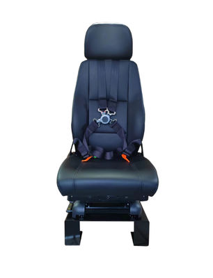 Asiento de simulación estática personalizado Asientos mecánicos de cuero negro