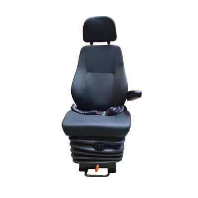 Sillones para camiones de autobuses con suspensión de aire con compresor de 12V/24V Sillón para automóviles de minería de tejido negro